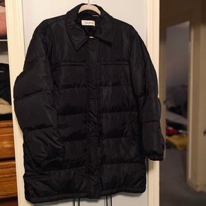 SALE! CALVIN KLEIN BLACK DOWN PUFFER COAT